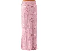 YIMAISZQ Langer Rock Damen Frauen Pailletten Sexy Maxi Röcke Sommer Y2k Perle Verschönerte Glitzer Low Taille Elegante Clubwear Sparkle Bodycon Lange Röcke-c-m
