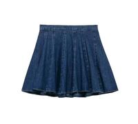 YIMAISZQ Langer Rock Damen Mid Taille Frauen Kleidung Frühling Sexy Jeans Falten Kurze Röcke Y2k -röcke Weiblich Eine Linie Röcke-blau-m