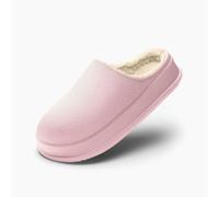 YIMAISZQ Schlafanzug Eva Herbst- Und Winter -Hausschuhen Frauen Mann Innenhauses Hausschuhe Plus Größe 46 47 Paar wasserdichte Anti -Slip -Dicke Sohle-rosa-38-39