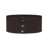 YIMAIWLX gürtel Damen Damen Breiter Bund Stretch Kleid Elastische Druckknopf Korsett Gürtel-kaffee-70-95cm