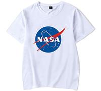 YIMIAO Herren Space Shuttle T-Shirt Damen Tee NASA Kurzarm Insignia bequemes T Shirt(S)