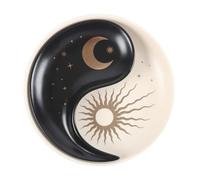 Yin & Yang Schmuckschalen-Set - stapelbare dekorative Schalen mit Sonnen- und Halbmond-Design für Schmuck, Schlüssel und kleine Essentials - elegante Aufbewahrungslösung für Zuhause und Büro