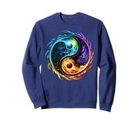 YIN YANG, Taoismus, Tai Chi, Qi Gong, Polarität, Dualität, Yoga Sweatshirt