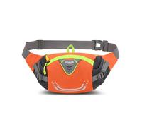 YING LANG Wasserdichte Nylon-Gürteltasche zum Wandern, Sport-Gürteltasche, für Radfahren, Laufen, Angeln, Wandern, Hüfttasche, Orange