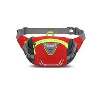 YING LANG Wasserdichte Nylon-Gürteltasche zum Wandern, Sport-Gürteltasche, Gürteltasche zum Radfahren, Laufen, Angeln, Wandern, Gürteltasche, Rot