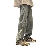 YINGWIN Baggy Jeans Damen Star Y2k Jeanshose Damen Jeans Hosen Aesthetic Stuff 90er Jahre Outfit