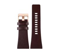 yingyingjia Großes Herren-Uhrenarmband, Kompatibel Mit Diesel Dz7396 Dz1206 Dz1399 Dz1405 Lederarmband 22 24 26 28 30 32 Mm Uhrenzubehör(Brown RG,26mm)