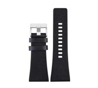 yingyingjia Großes Herren-Uhrenarmband, Kompatibel Mit Diesel Dz7396 Dz1206 Dz1399 Dz1405 Lederarmband 22 24 26 28 30 32 Mm Uhrenzubehör(Black SK,24mm)