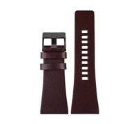 yingyingjia Großes Herren-Uhrenarmband, Kompatibel Mit Diesel Dz7396 Dz1206 Dz1399 Dz1405 Lederarmband 22 24 26 28 30 32 Mm Uhrenzubehör(Brown BK,24mm)