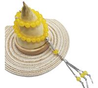 YiNLuax Runde Gebetsperlen, Unisex, Damen, Herren, Muslime, Gebetsperlen, Quasten, String-Armbänder, Rosenkranz, Schmuck, Geschenk, Perlenarmbänder für Herren, Eine Größe, Wie beschrieben