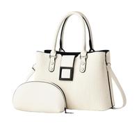 YiQinzcxg Modernes 2-teiliges Damen Handtaschen Und Umhängetaschen Set Aus PU Leder Umhängetaschen Lässige Umhängetasche Mit Oben Für Arbeit Oder Reisen Damenhandtaschen