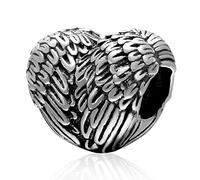 YiRong Jewelry - 925er-Sterlingsilber Flügel-Charm Engel-Anhänger Liebe Jahrestag Charm für Pandora-Charm-Armband