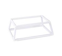 YIXANNX Doppellagiger Stickrahmen - Alles für Ihre Bastelprojekte griffbereit. Praktisch gestaltet für verschiedene Projekte. Doppellagiger Stickrahmenhalter mit Ständer.