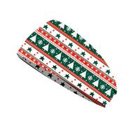 YIXANNX Stirnband Weihnachten Blumendruck Sport Stirnband Breite Weichheit Schweißband Kopfbedeckungen Zubehör Stirnbänder Fitnessstudio Laufen, Geben Sie 6 ein
