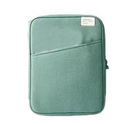 YIXANNX Tablet Hülle, Laptoptasche, Computerhandtasche, einfacher Stil, Notebook, Tastatur, Aufbewahrung, Maus, Organizer, Büro, Reisen, Grün 11 Zoll