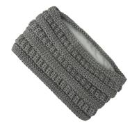 YIXANNX Warme und bequeme gestrickte Winter Stirnbänder für Frauen, breite Anwendung, breites Strick Stirnband, warmes gestricktes Stirnband, hellgrau