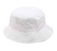 Yixda Vintage Cotton Fischerhut Sonnenhut Washed Retro Outdoor Bucket Hat (Weiß)
