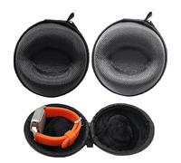 Yiyifor Uhrenbox, 2 Stück Uhrenetui,Tragbare Uhrengehäuse,Uhrentasche mit Gepolsterte,Eva Uhrenbox Organizer,Passend für Alle Uhren und Smartwatches Halsketten-Ohrhörer Wasserdicht und Sturzsicher