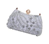 YIZITU Clutches Geldbörsen Damenhandtaschen Mit Abnehmbarer Kette Perlen Abendtaschen Umhängetaschen Für Abschlussball Party Hochzeit Umhängetasche Für Abschlussball Party