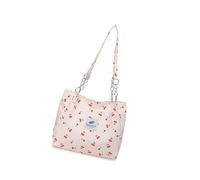 YIZITU Große Kapazität Umhängetasche für Frauen Kette Unterarmtaschen Casual Handtasche Top Griff Tasche für Arbeit Reisen Einkaufen Schule Casual Schulter, weiß, One Size