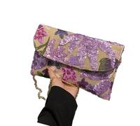 YIZITU Partytaschen Für Den Abend Mit Bestickten Pailletten Und Benutzerfreundlichen Aus Stroh Gewebten Clutches. Handgefertigte Gewebte Festival Tasche