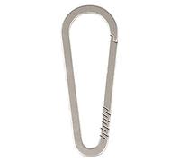 YIZITU Schlüsselanhänger aus Titanlegierung, praktischer Titan-Karabiner, Schnellverschluss-Haken, Schlüsselanhänger, Schnalle, Outdoor-EDC-Werkzeug zum Klettern