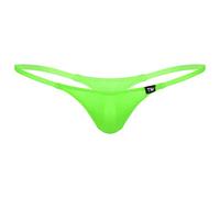 YiZYiF Herren Mini Micro Slip G String Rio Tanga Push Up Sexy Unterwäsche Männer Transparent Panties Bikini Slip Low Rise Grün L