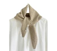 YJHLY Schal Gestrickte Dreiecksschal Frauen Kopftuch Gestrickte Schal Multifunktionale Warme Gestrickte Schal-Khaki