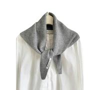YJHLY Schal Gestrickte Dreiecksschal Frauen Kopftuch Gestrickte Schal Multifunktionale Warme Gestrickte Schal-Gray