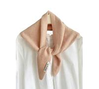 YJHLY Schal Gestrickte Dreiecksschal Frauen Kopftuch Gestrickte Schal Multifunktionale Warme Gestrickte Schal-Pink