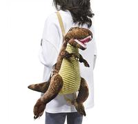 YJZQ Kinderrucksack Dinosaurier Rucksack 3D Dinosaur Plüschrucksack Kindergartenrucksack Niedlich Schultasche Tier-Rucksäcke Reisetaschen für Mädchen Jungen