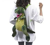 YJZQ Kinderrucksack Dinosaurier Rucksack 3D Dinosaur Plüschrucksack Kindergartenrucksack Niedlich Schultasche Tier-Rucksäcke Reisetaschen für Mädchen Jungen