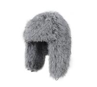 YJZQ Unisex Warme Wintermütze Männer Frauen Verdickter Plüschhut Weiche Fliegermütze mit Ohrenschützer Winddicht Skimütze Bequeme Fleece-Kappe für Fahrradfahren, Wandern, Reisen, Skifahren