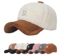 YKDLLF Basecap Herren Winter Wintermütze Unisex Baseballmütze,Wintercap Herrencap Herbst/Winter Baseball Cap Polyesterfaser, Unisex Baseballkappe, Verstellbar Einheitsgröße, Sonnenmütze