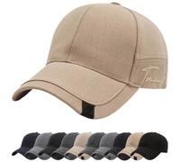 YKDLLF Basecap Herren Winter Wintermütze Unisex Baseballmütze Wintercap Herrencap Herbst/Winter Weichem Winter Basecap Großen Kopf Fleece Running Cap Warme Wolle Kappe