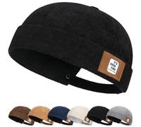 YKDLLF Beanie Mütze Herren Winter Warme Unisex Wintermütze Strickmütze Dehnbare Weiche Polyestermütze Beanie Mütze Haube Docker Trawler Frühling Herbst Winter weich leicht