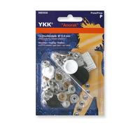 YKK 83530 Nähfrei-Druckknopf Anorak 13,0 mm silber, 10 Stück***BITTE PRODUKTBESCHREIBUNG BEACHTEN***