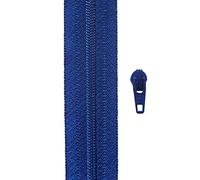 YKK Gp 2,00 €/ m, 2 Meter Reißverschluss mittlers blau Spirale 3 mm + 2 Schieber