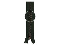YKK Metall- Reißverschluss antikgold nicht teilbar 3mm 14cm 567 oliv (18,00 € pro 1 m) Farbe:567$Länge:14cm