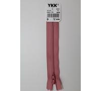 YKK-Reissverschluss 12cm-60cm, nicht teilbar, altrosa