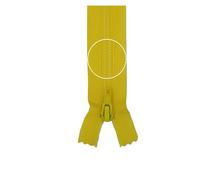 YKK Reißverschluss Kunststoffspirale nicht teilbar 3mm 12cm 504 sonnengelb (21,00 € pro 1 m) Farbe:Farbe 504$Länge:12cm