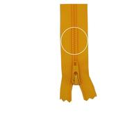 YKK Reißverschluss Kunststoffspirale nicht teilbar 3mm 12cm 506 maisgelb (21,00 € pro 1 m) Farbe:Farbe 506$Länge:12cm