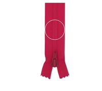 YKK Reißverschluss Kunststoffspirale nicht teilbar 3mm 12cm 516 pink (21,00 € pro 1 m) Farbe:Farbe 516$Länge:12cm