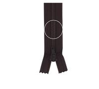 YKK Reißverschluss Kunststoffspirale nicht teilbar 3mm 12cm 570 palisander (21,00 € pro 1 m) Farbe:Farbe 570$Länge:12cm