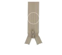 YKK Reißverschluss Kunststoffspirale nicht teilbar 3mm 12cm 572 sand (21,00 € pro 1 m) Farbe:Farbe 572$Länge:12cm