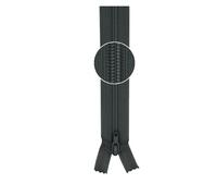 YKK Reißverschluss Kunststoffspirale nicht teilbar 3mm 12cm 577 grau (21,00 € pro 1 m) Farbe:Farbe 577$Länge:12cm