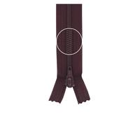 YKK Reißverschluss Kunststoffspirale nicht teilbar 3mm 12cm 864 bordeauxrot (21,00 € pro 1 m) Farbe:Farbe 864$Länge:12cm