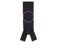 YKK Reißverschluss Kunststoffspirale nicht teilbar 3mm 12cm 867 pflaume (21,00 € pro 1 m) Farbe:Farbe 867$Länge:12cm