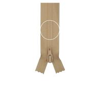 YKK Reißverschluss Kunststoffspirale nicht teilbar 3mm 12cm 891 haut (21,00 € pro 1 m) Farbe:Farbe 891$Länge:12cm