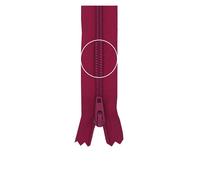 YKK Reißverschluss Kunststoffspirale nicht teilbar 3mm 18cm 853 bordeauxviolet (15,78 € pro 1 m) Farbe:Farbe 853$Länge:18cm